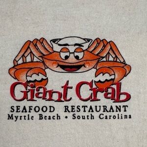 White Giant Crab Graphic Tee